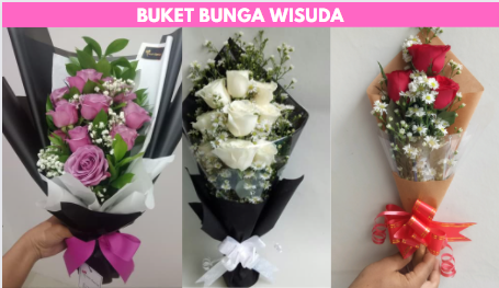 buket bunga wisuda