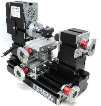 Mesin Bubut Mini Lathe Machine 12.000RPM Black