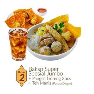 Harga Bakso Super ES Teler 77 Paket Super Spesial Jumbo