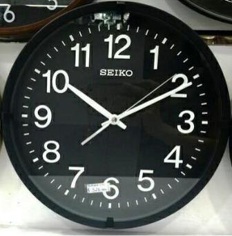 Harga Jam Dinding Quartz Seiko Hitam