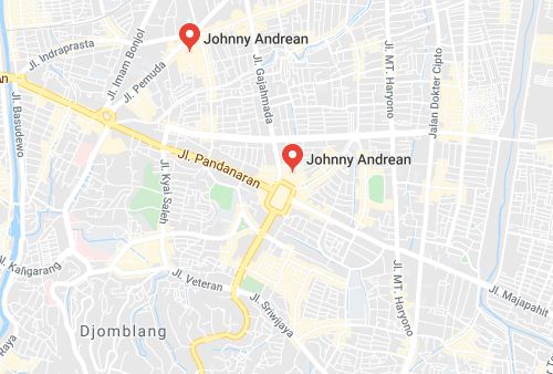 Daftar Alamat Johnny Andrean di Indonesia