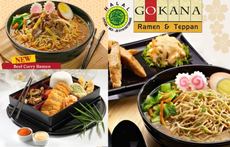 Harga Gokana Ramen dan Teppan