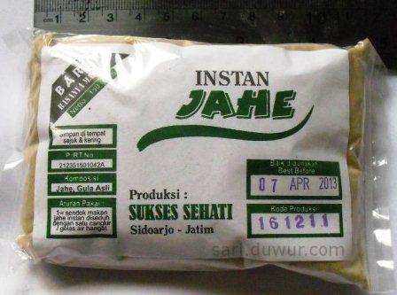 Harga Jahe Instan