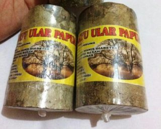 Harga kayu ular papua asli