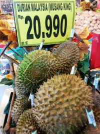 Harga Buah Durian Musang King Kuala Lumpur