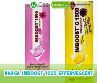 harga imboost 1000 effervescent rasa jeruk