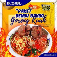 Harga Paket Bensu Bakso Goreng Kuah