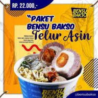 Harga Paket Bensu Bakso Telur Asin