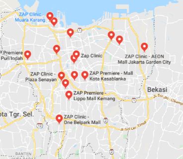 Daftar Lokasi Perawatan ZAP