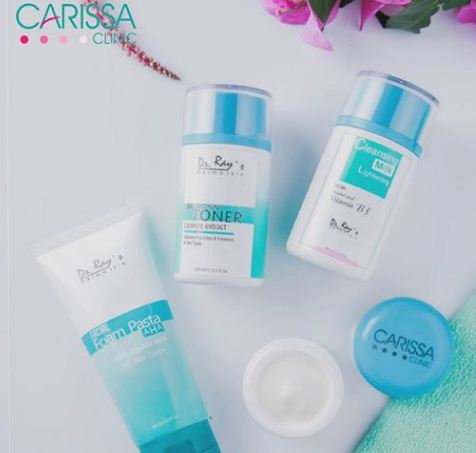 Contoh produk cream + Facial Carissa