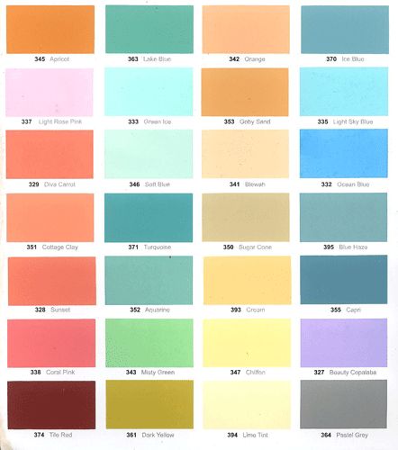 list warna terbaru