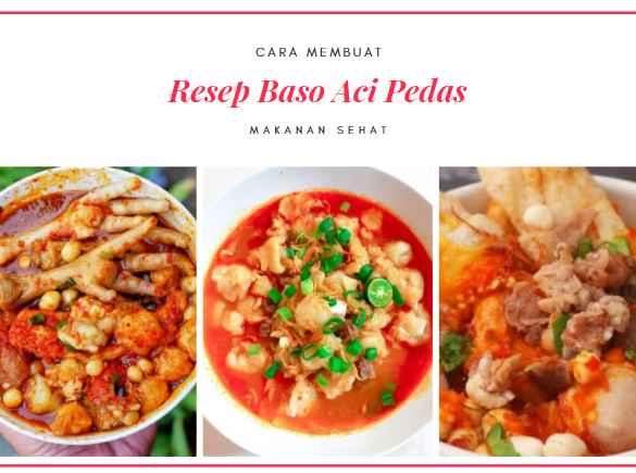 Gambar Resep Baso Aci Pedas