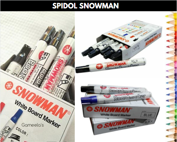 gambar spidol snowman