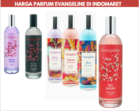 Harga Parfum Evangeline di Indomaret