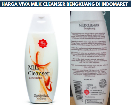 Harga Viva Milk Cleanser Bengkuang di Indomaret