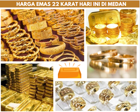 Harga Emas 22 Karat Hari ini di Medan