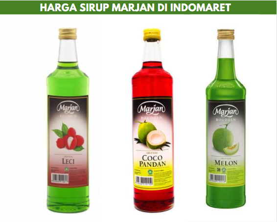 Harga Sirup Marjan di Indomaret