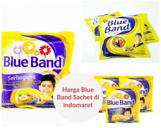 Harga Blue Band Sachet di indomaret