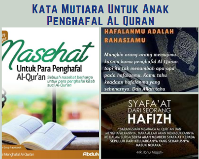 Kata Mutiara Untuk Penghafal Qur An