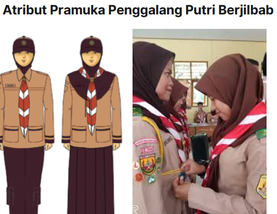 Atribut Pramuka Penggalang Putri Berjilbab