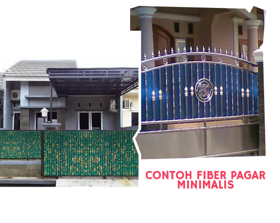 Contoh Fiber Pagar Minimalis