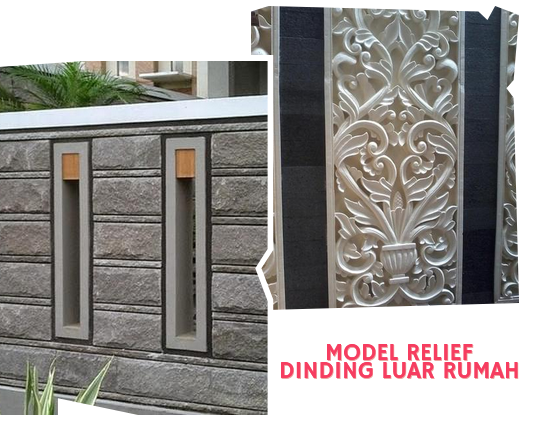 Model Relief Dinding Luar Rumah