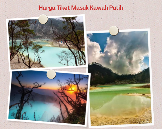 Harga Tiket Masuk Kawah Putih